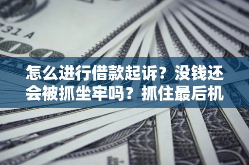 济南怎么进行借款起诉？没钱还会被抓坐牢吗？抓住最后机会！