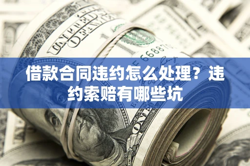 济南借款合同违约怎么处理？违约索赔有哪些坑