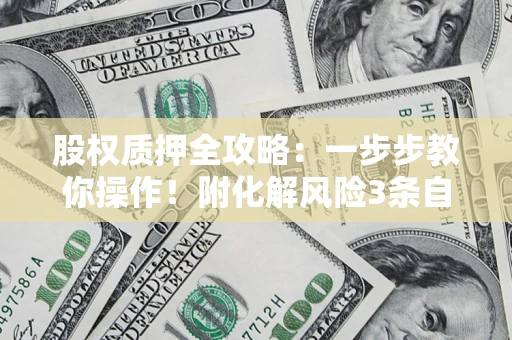 济南股权质押全攻略：一步步教你操作！附化解风险3条自救法则