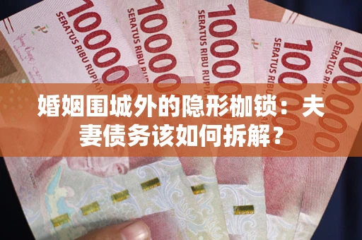 济南婚姻围城外的隐形枷锁：夫妻债务该如何拆解？